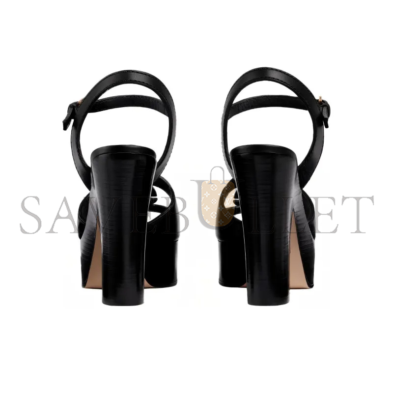 GUCCI INTERLOCKING ONE-STRAP SANDALS 730022